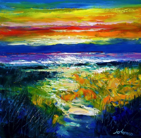 Colonsay from Loch Tarbert Jura 24x24
SOLD